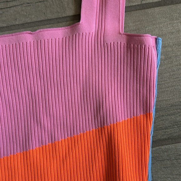 Nocturne color block ribbed tank top - Picture 2 of 4